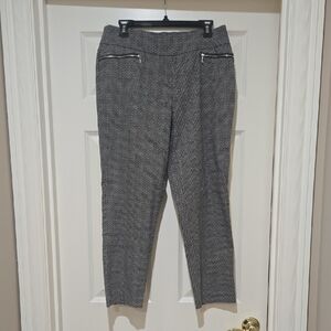 Westbound Black and White Straight Leg Pants